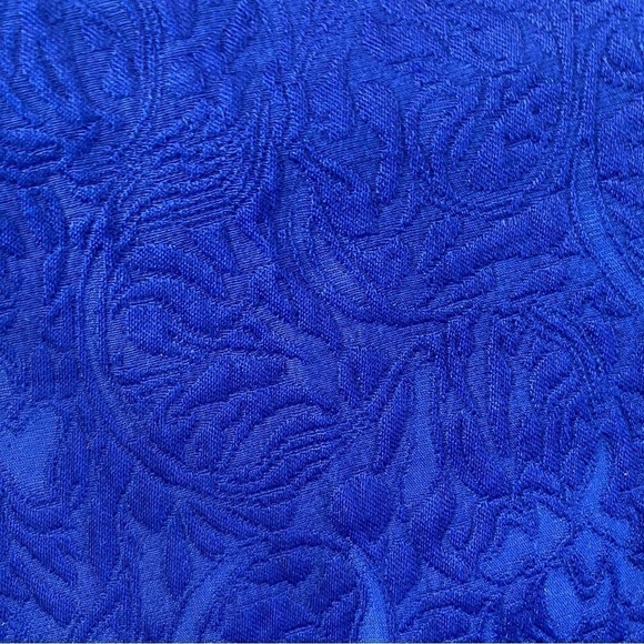 Topshop Blue Slim Fit Patterned Trousers - Picture 6 of 10